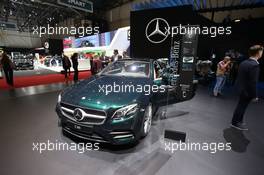 Mercedes E-Class 07-08.03.2017. Geneva International Motor Show, Geneva, Switzerland. www.xpbimages.com, EMail: requests@xpbimages.com - copy of publication required for printed pictures. Every used picture is fee-liable. © Copyright: Photo4 / XPB Images