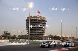 Race 1, Attila Tassi (HUN)  Honda Civic TCR, BM1RA, Michela Cerruti (ITA) Alfa Romeo Giulietta TCR, Mulsanne Racing. 15.04.2017. TCR International Series, Rd 2, Sakhir, Bahrain, Saturday.