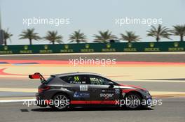 Qualifying, Ferenc Ficza (HUN) SEAT Leon TCR, Zele Racing 15.04.2017. TCR International Series, Rd 2, Sakhir, Bahrain, Saturday.