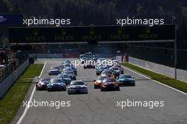 06.05.2017 - Race 2, Start of the race 04-06.05.2017 TCR International Series, Round 3, Spa Francorchamps, Spa, Belgium