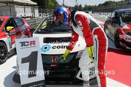 Race 1, Roberto Colciago (ITA) Honda Civic TCR, M1RA race winner 13.05.2017. TCR International Series, Rd 4, Monza, Italy, Saturday.