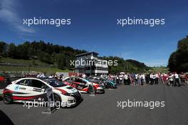 Race 2, Parc ferme 09-11.06.2017 TCR International Series, Round 5, Salzburgring, Salzburg, Austria