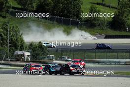 Race 2, Dusan Borkovic (SRB) Alfa Romeo Giulietta TCR, GE-Force retires from the race 09-11.06.2017 TCR International Series, Round 5, Salzburgring, Salzburg, Austria