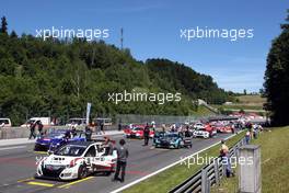 Race 2, The grid 09-11.06.2017 TCR International Series, Round 5, Salzburgring, Salzburg, Austria