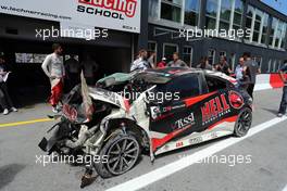 09.06.2017 - Attila Tassi (HUN) Honda Civic TCR, M1RA after crash 09-11.06.2017 TCR International Series, Round 5, Salzburgring, Salzburg, Austria