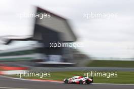 Sebastien Buemi (SUI) / Anthony Davidson (GBR) / Kazuki Nakajima (JPN) #08 Toyota Gazoo Racing Toyota TS050 Hybrid. 14.04.2017. FIA World Endurance Championship, Round 1, Silverstone, England, Sunday.