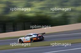 Michael Wainwright (GBR) / Ben Barker (GBR) / Nick Foster (AUS) #86 Gulf Racing Porsche 911 RSR (991). 16.07.2017. FIA World Endurance Championship, Round 4, Nurburgring, Germany, Sunday.