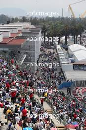 Fans in the grandstand. 03.09.2017. FIA World Endurance Championship, Rd 5, 6 Hours of Mexico, Mexico City, Mexico.