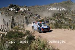 Dani Sordo (ESP)-Marc Marti (ESP),Hyundai i2 Coupe WRC, Hyundai Motorsport 28-30.04.2017. FIA World Rally Championship, Rd 5, Rally Argentina, Villa Carlos Paz, Argentina.