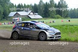 Pierre-Louis Loubet (FRA) -  Vincent Landais (FRA) Ford Fiesta R5 27-30.07.2017. FIA World Rally Championship 2016, Rd 9, Rally Finland, Jyvaskyla, Finland.