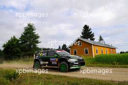 Umberto Scandola (ITA) -  Guido D'Amore (ITA) S.A. Motorsport Italia Srl, Skoda Fabia R5 27-30.07.2017. FIA World Rally Championship 2016, Rd 9, Rally Finland, Jyvaskyla, Finland.
