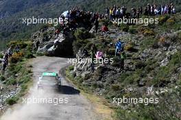 Jan KOPECKY (CZE) - Pavel DRESLER (CZE) SKODA FABIA, SKODA MOTORSPORT 06-09.04.2017. FIA World Rally Championship, Rd 4, Rally Tour De Corse, Ajaccio, Trier, France.