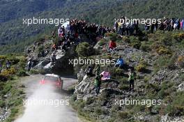 Yohan ROSSEL (FRA) - Benoit FULCRAND (FRA) CITROEN DS3 R5 06-09.04.2017. FIA World Rally Championship, Rd 4, Rally Tour De Corse, Ajaccio, Trier, France.