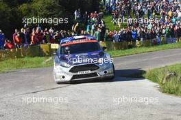20.08.2017 - LOUBET Pierre (FRA)-Louis LANDAIS Vincent (FRA) FORD FIESTA R5 18-20.08.2017 FIA World Rally Championship 2017, Rd 10, Rally Deutschland, Bostalsee, Germany