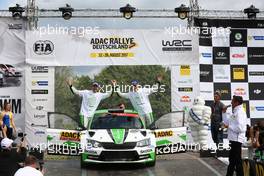 20.08.2017 - TIDEMAND Pontus (SWE) -  ANDERSSON Jonas (SWE) SKODA FABIA R5, SKODA MOTORSPORT 18-20.08.2017 FIA World Rally Championship 2017, Rd 10, Rally Deutschland, Bostalsee, Germany