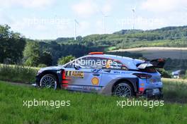 20.08.2017 - Dani Sordo (ESP)-Marc Marti (ESP),Hyundai i2 Coupe WRC, Hyundai Motorsport 18-20.08.2017 FIA World Rally Championship 2017, Rd 10, Rally Deutschland, Bostalsee, Germany