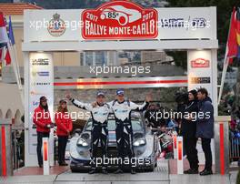 22.01.2017 - 3rd place Ott Tanak (EAU)- Raigo Molder (EST), FORD FIESTA WRC, M-SPORT WORLD RALLY TEAM 19-22.01.2017 FIA World Rally Championship 2017, Rd 1, Monte Carlo, Monte Carlo, Monaco