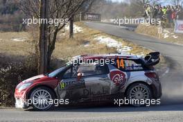 21.01.2017 - Craig Breen (IRL) - Scott Martin (GBR) Citroen DS3 WRC, CITROEN TOTAL ABU DHABI WRT 19-22.01.2017 FIA World Rally Championship 2017, Rd 1, Monte Carlo, Monte Carlo, Monaco