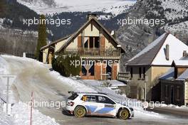 20.01.2017 - Pontus TIDEMAND (SWE) - Jonas ANDERSSON (SWE) SKODA FABIA, SKODA MOTORSPORT II 19-22.01.2017 FIA World Rally Championship 2017, Rd 1, Monte Carlo, Monte Carlo, Monaco