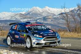 Eric Camilli (FRA)-Benjamin Veillas (FRA) Ford Fiesta RS WRC, Mâ€Sport World Rally Team 19-22.01.2017 FIA World Rally Championship 2017, Rd 1, Monte Carlo, Monte Carlo, Monaco