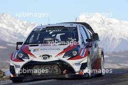18.01.2017 - Shakedown, Jari-Matti Latvala (FIN)-Miikka Anttila (FIN) TOYOTA YARIS WRC, TOYOTA GAZOO RACING WRC 19-22.01.2017 FIA World Rally Championship 2017, Rd 1, Monte Carlo, Monte Carlo, Monaco