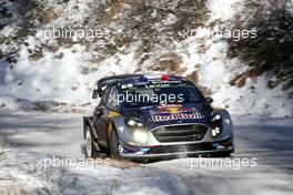 20.01.2017 - SÃ©bastien Ogier (FRA) - Julien Ingrassia (FRA) FORDFIESTA WRC, M-SPORT WORLD RALLY TEAM 19-22.01.2017 FIA World Rally Championship 2017, Rd 1, Monte Carlo, Monte Carlo, Monaco