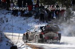 20.01.2017 - Juho Hanninen (FIN), Kaj Lindstrom (FIN) TOYOTA YARIS WRC, TOYOTA GAZOO RACING WRC 19-22.01.2017 FIA World Rally Championship 2017, Rd 1, Monte Carlo, Monte Carlo, Monaco