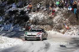 20.01.2017 - Fabio Andolfi (ITA) Manuel Fenoli (ITA) ABARTH 124 19-22.01.2017 FIA World Rally Championship 2017, Rd 1, Monte Carlo, Monte Carlo, Monaco