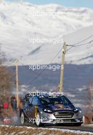 SÃ©bastien Ogier (FRA) - Julien Ingrassia (FRA) FORD FIESTA WRC, M-SPORT WORLD RALLY TEAM 19-22.01.2017 FIA World Rally Championship 2017, Rd 1, Monte Carlo, Monte Carlo, Monaco