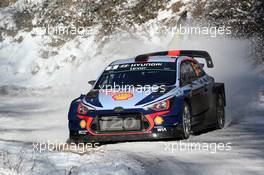 20.01.2017 - Thierry Neuville (BEL)-Nicolas Gilsoul (BEL) Hyundai i20 Coupe WRC, Hyundai Motorsport 19-22.01.2017 FIA World Rally Championship 2017, Rd 1, Monte Carlo, Monte Carlo, Monaco