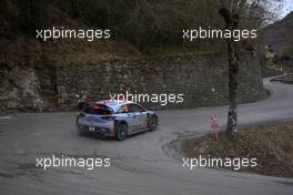 22.01.2017 - Dani Sordo (ESP)-Marc Marti (ESP), Hyundai New i20 WRC, Hyundai Motorsport 19-22.01.2017 FIA World Rally Championship 2017, Rd 1, Monte Carlo, Monte Carlo, Monaco