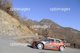 21.01.2017 - StÃ©phane Lefebvre (FRA) - Gabin Moreau (FRA) Citroen C3 WRC, CITROEN TOTAL ABU DHABI WRT 19-22.01.2017 FIA World Rally Championship 2017, Rd 1, Monte Carlo, Monte Carlo, Monaco