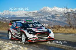 Elfyn Evans (GBR) - Daniel Barritt (GBR) FORD FIESTA WRC, M-SPORT WORLD RALLY TEAM 19-22.01.2017 FIA World Rally Championship 2017, Rd 1, Monte Carlo, Monte Carlo, Monaco