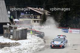 22.01.2017 - Thierry Neuville (BEL)-Nicolas Gilsoul (BEL) Hyundai i20 Coupe WRC, Hyundai Motorsport 19-22.01.2017 FIA World Rally Championship 2017, Rd 1, Monte Carlo, Monte Carlo, Monaco