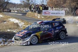 21.01.2017 - SÃ©bastien Ogier (FRA) - Julien Ingrassia (FRA) FORD FIESTA WRC, M-SPORT WORLD RALLY TEAM 19-22.01.2017 FIA World Rally Championship 2017, Rd 1, Monte Carlo, Monte Carlo, Monaco
