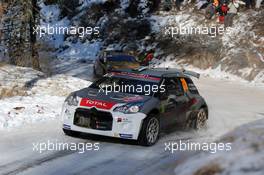 20.01.2017 - Emil BERGKVIST (SWE) - Joakim SJOBERG (SWE) CITROEN DS3 19-22.01.2017 FIA World Rally Championship 2017, Rd 1, Monte Carlo, Monte Carlo, Monaco