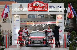 22.01.2017 - StÃ©phane Lefebvre (FRA) - Gabin Moreau (FRA) Citroen C3 WRC, CITROEN TOTAL ABU DHABI WRT 19-22.01.2017 FIA World Rally Championship 2017, Rd 1, Monte Carlo, Monte Carlo, Monaco