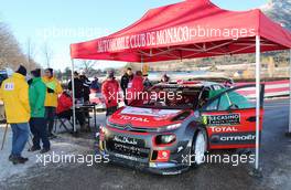 StÃ©phane Lefebvre (FRA) - Gabin Moreau (FRA) Citroen C3 WRC, CITROEN TOTAL ABU DHABI WRT 19-22.01.2017 FIA World Rally Championship 2017, Rd 1, Monte Carlo, Monte Carlo, Monaco