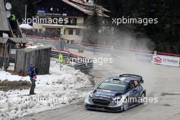 22.01.2017 - Ott Tanak (EAU)- Raigo Molder (EST), FORD FIESTA WRC, M-SPORT WORLD RALLY TEAM 19-22.01.2017 FIA World Rally Championship 2017, Rd 1, Monte Carlo, Monte Carlo, Monaco