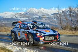 Thierry Neuville (BEL)-Nicolas Gilsoul (BEL) Hyundai i20 Coupe WRC, Hyundai Motorsport 19-22.01.2017 FIA World Rally Championship 2017, Rd 1, Monte Carlo, Monte Carlo, Monaco