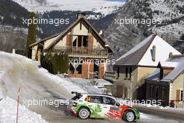 20.01.2017 - Armin KREMER (DEU) - Pirmin WINKLHOFER (DEU) SKODA FABIA, BRR BAUMSCHLAGER RALLY & RALLY TEAM 19-22.01.2017 FIA World Rally Championship 2017, Rd 1, Monte Carlo, Monte Carlo, Monaco