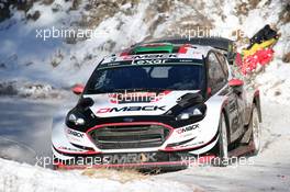 20.01.2017 - Elfyn Evans (GBR) - Daniel Barritt (GBR) FORD FIESTA WRC, M-SPORT WORLD RALLY TEAM 19-22.01.2017 FIA World Rally Championship 2017, Rd 1, Monte Carlo, Monte Carlo, Monaco