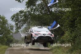 02.07.2017 - Jari-Matti Latvala (FIN)-Miikka Anttila (FIN) Toyota Yaris WRC, Toyota Gazoo Racing WRT 30.06-02.07.2017 FIA World Rally Championship 2017, Rd 5, Rally Poland, Mikolajki, Poland