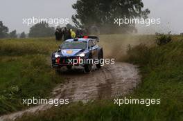 30.06.2017 - Thierry Neuville (BEL)-Nicolas Gilsoul (BEL) Hyundai i20 Coupe WRC, Hyundai Motorsport 30.06-02.07.2017 FIA World Rally Championship 2017, Rd 5, Rally Poland, Mikolajki, Poland