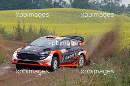 29.06.2017 - Shakedown, Mads Ostberg (NOR)-Ola Floene (NOR) Ford Fiesta WRC, Mâ€Sport World Rally Team 30.06-02.07.2017 FIA World Rally Championship 2017, Rd 5, Rally Poland, Mikolajki, Poland