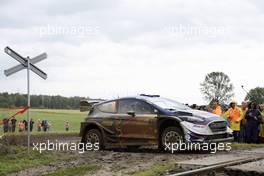 30.06.2017 - SÃ©bastien Ogier (FRA)-Julien Ingrassia (FRA) Ford Fiesta WRC, Mâ€Sport World Rally Team 30.06-02.07.2017 FIA World Rally Championship 2017, Rd 5, Rally Poland, Mikolajki, Poland
