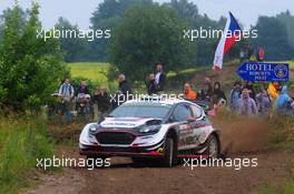 29.06.2017 - Shakedown, Elfyn Evans (GBR)-Daniel Barritt (GBR) Ford Fiesta WRC, Mâ€Sport World Rally Team 30.06-02.07.2017 FIA World Rally Championship 2017, Rd 5, Rally Poland, Mikolajki, Poland
