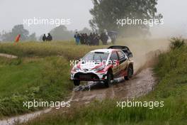 30.06.2017 - Jari-Matti Latvala (FIN)-Miikka Anttila (FIN) Toyota Yaris WRC, Toyota Gazoo Racing WRT 30.06-02.07.2017 FIA World Rally Championship 2017, Rd 5, Rally Poland, Mikolajki, Poland
