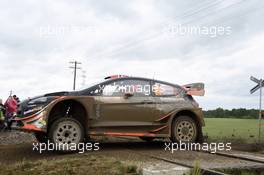 30.06.2017 - Mads Ostberg (NOR)-Ola Floene (NOR) Ford Fiesta WRC, Mâ€Sport World Rally Team 30.06-02.07.2017 FIA World Rally Championship 2017, Rd 5, Rally Poland, Mikolajki, Poland