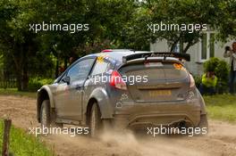 02.07.2017 - Pierre-Louis Loubet (FRA) - Vincent Landais (FRA) Ford Fiesta R5 30.06-02.07.2017 FIA World Rally Championship 2017, Rd 5, Rally Poland, Mikolajki, Poland